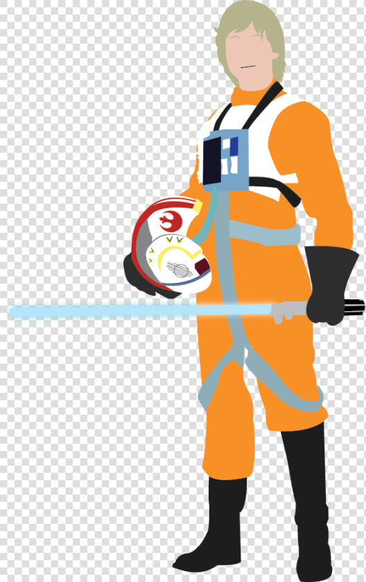 Star Wars Luke Clipart Clipart Library Download Luke   Luke Skywalker Vector Free  HD Png DownloadTransparent PNG