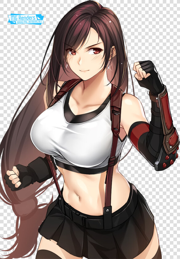 Final Fantasy Tifa Anime  HD Png DownloadTransparent PNG