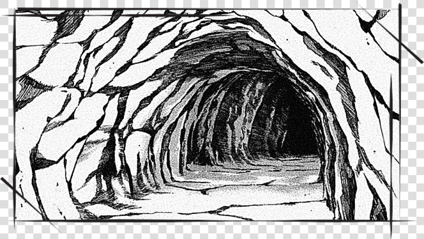 Plato’s Forms   Cave Entrance Cave Sketch  HD Png DownloadTransparent PNG