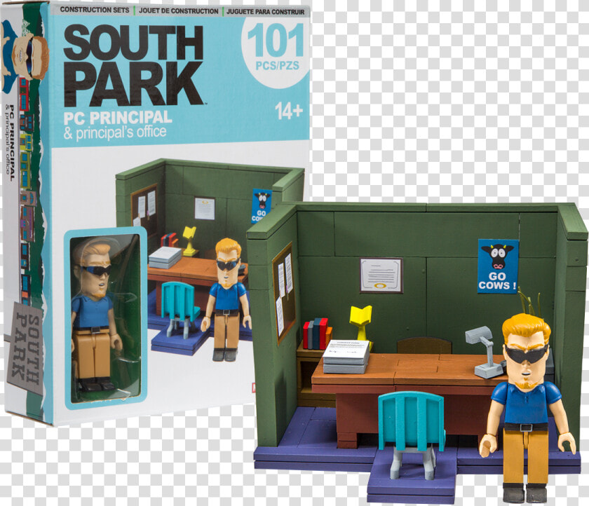 “pc Principal’s Office” Construction Set By Mcfarlane   Mcfarlane Toys South Park  HD Png DownloadTransparent PNG