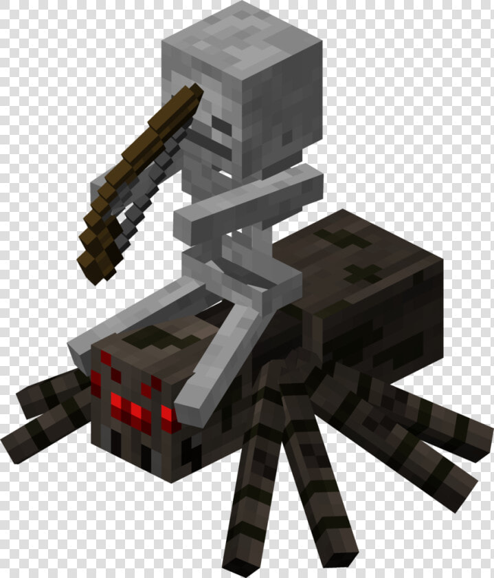 Minecraft Skeleton Jockey  HD Png DownloadTransparent PNG