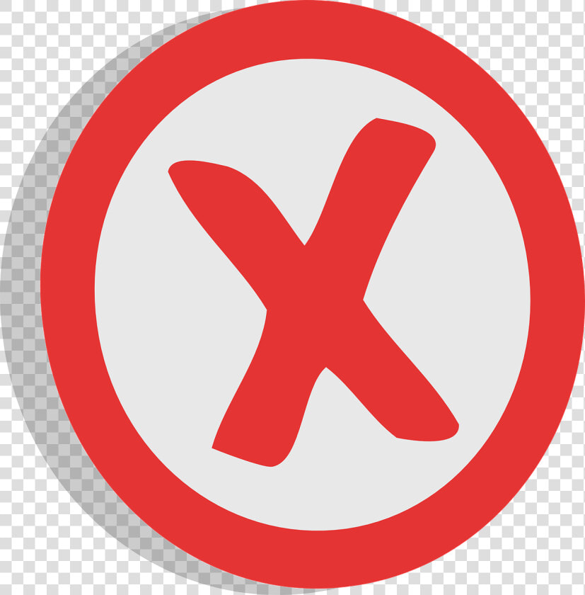 Negative  X  Unrelated  Sign  Choice  Symbol  Red    Charing Cross Tube Station  HD Png DownloadTransparent PNG