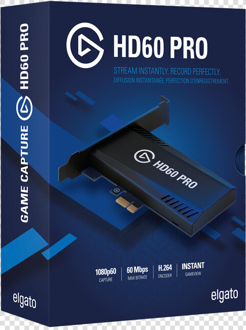 Elgato Game Capture Hd60 Pro Stream  Record And Share   Elgato Hd60 Pro Box  HD Png DownloadTransparent PNG