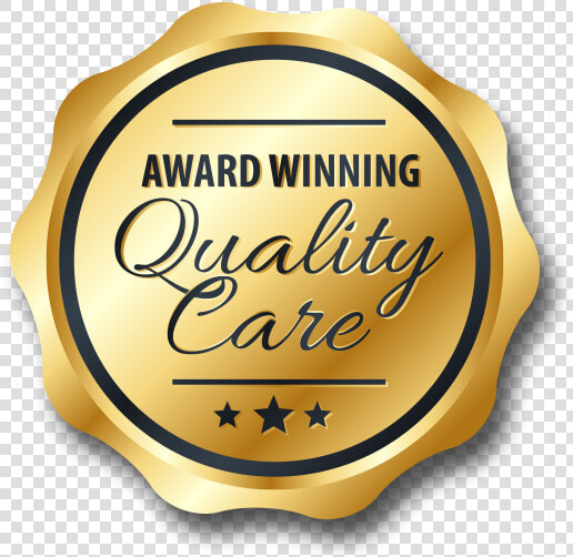 Award Winning Quality Care Seal   Calligraphy  HD Png DownloadTransparent PNG