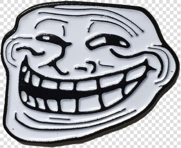 Trollface Pin   Troll Face Meme Transparent  HD Png DownloadTransparent PNG