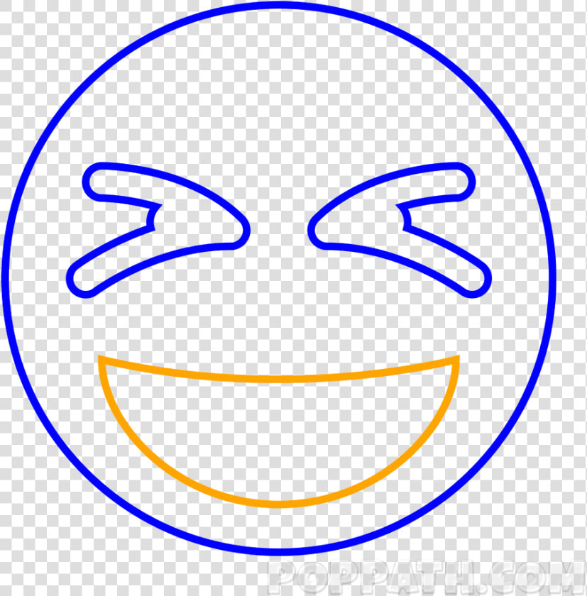 Now Draw An Uneven Upside Down Semi Circle For The   Silly Face Drawing Emoji  HD Png DownloadTransparent PNG