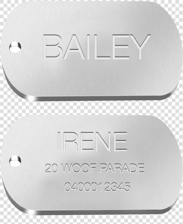 Military Dog Tag   Engraved Stainless Steel Military Dog Tags  HD Png DownloadTransparent PNG