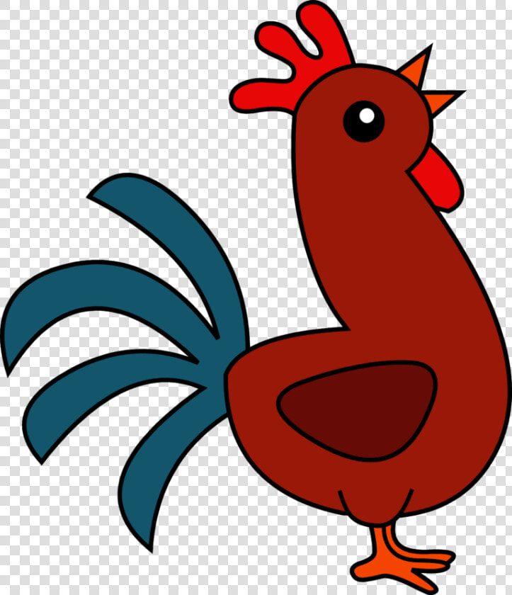 Chickens Clipart Transparent Background   Cute Rooster Clip Art  HD Png DownloadTransparent PNG