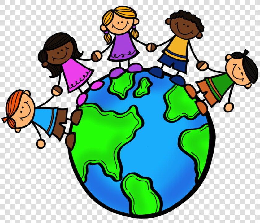 Children With World Png   Friendship And Kindness  Transparent PngTransparent PNG