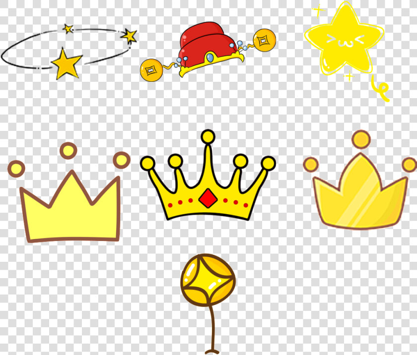 Hand Drawn Cartoon Crown Transparent Decorative   Portable Network Graphics  HD Png DownloadTransparent PNG