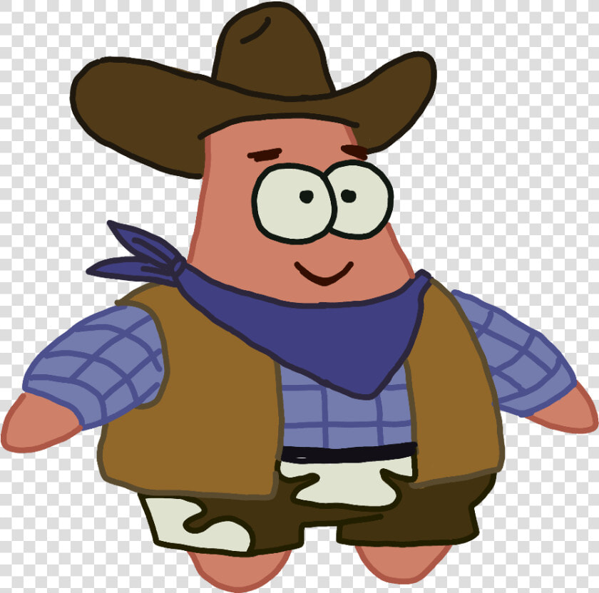  patrick  star  patricio  bobesponja  banda  corridos   Patrick Star Cowboy Hat  HD Png DownloadTransparent PNG