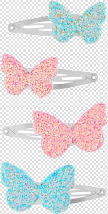  hairclips  clips  pink  blue  barrette  cute  aesthetic   Aesthetic Hair Clips Png  Transparent PngTransparent PNG