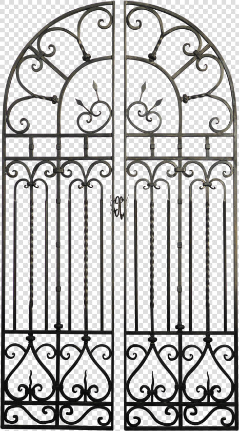 Transparent Iron Fence Png   Wrought Iron Gate Png  Png DownloadTransparent PNG