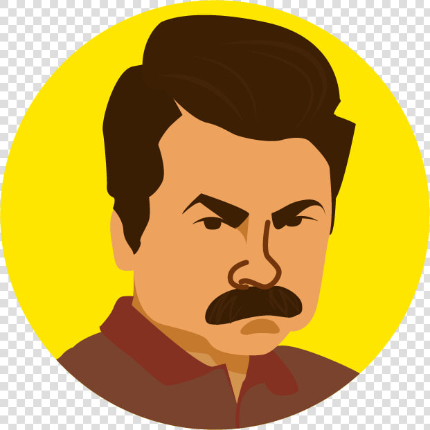 Transparent Ron Swanson Png   Illustration  Png DownloadTransparent PNG