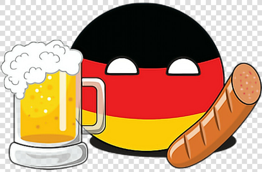 German Ball With Beer Clipart   Png Download   German Beer Sticker Png  Transparent PngTransparent PNG