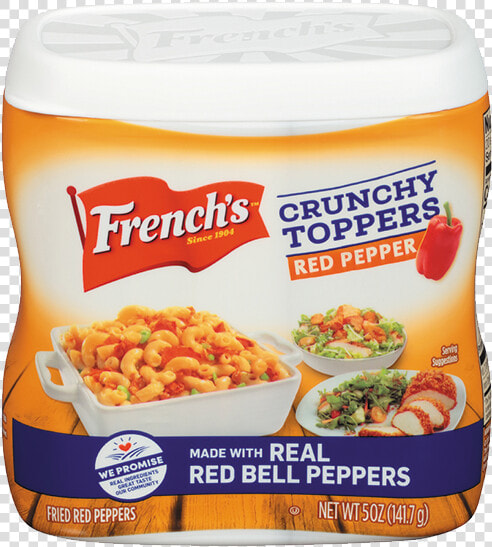 French S Crunchy Toppers  Red Pepper   French  39 s Dill Pickle Crunchy Toppers  HD Png DownloadTransparent PNG