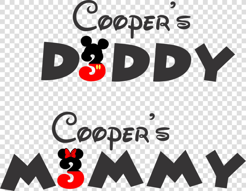 Coopers Daddy  Coopers Mommy  Mickey Mouse    Mikiegeres Háttérképek  HD Png DownloadTransparent PNG