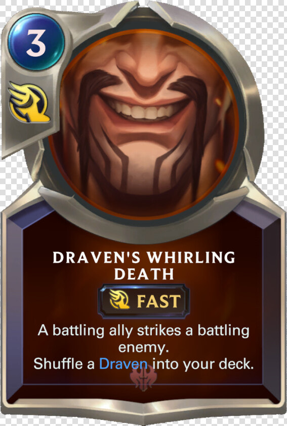 Draven S Whirling Death Card Image   Legends Of Runeterra Lux  HD Png DownloadTransparent PNG