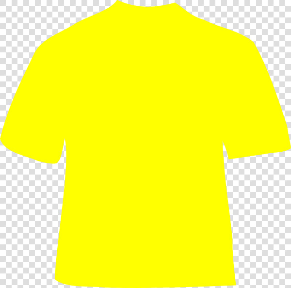 T Hoodie Clip Art   Plain Yellow T Shirt Back  HD Png DownloadTransparent PNG