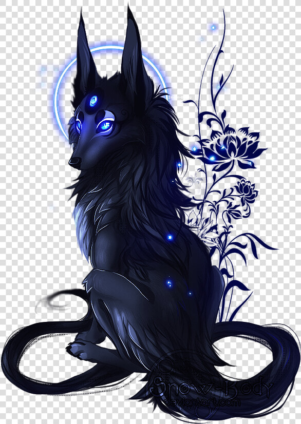 De Noche Soy Feroz   Wolf Drawing Fantasy  HD Png DownloadTransparent PNG