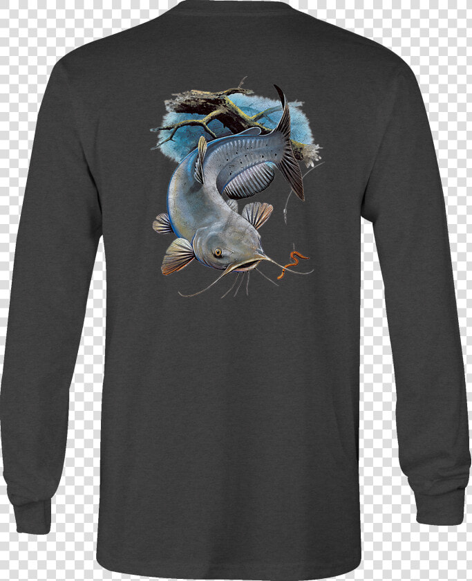 Fishing Long Sleeve Tshirt Catfish Shirt For Men Or  HD Png DownloadTransparent PNG