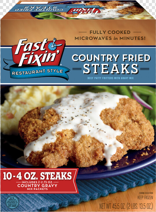 Family Size Country Fried Steak With Gravy   Fast Fixin Country Fried Steak  HD Png DownloadTransparent PNG