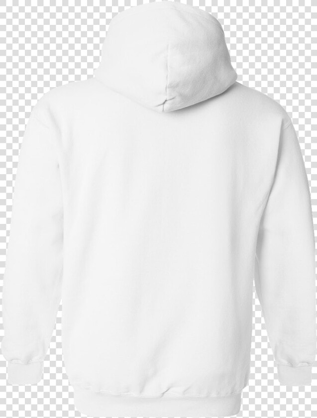 Transparent Back Png   Gildan White Hoodie Back  Png DownloadTransparent PNG