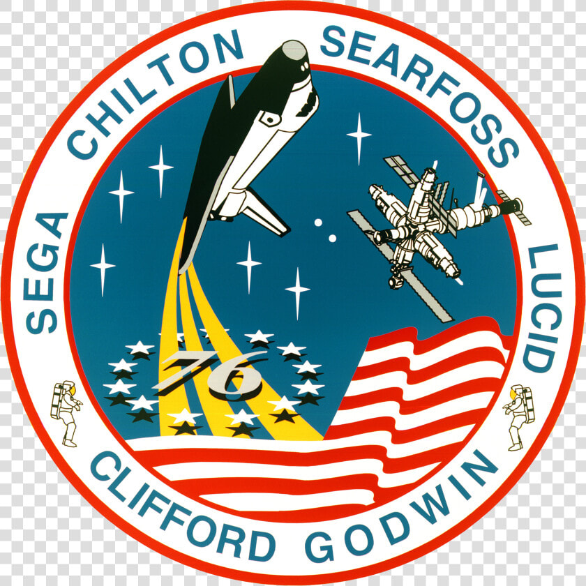 Sts 76 Patch   Space Shuttle Patches  HD Png DownloadTransparent PNG