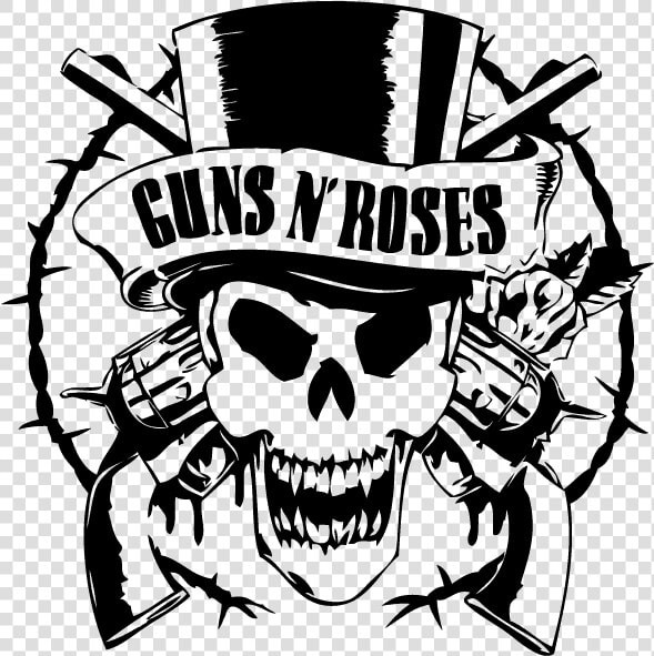 Transparent Roses Vector Png   Guns And Roses Vector  Png DownloadTransparent PNG