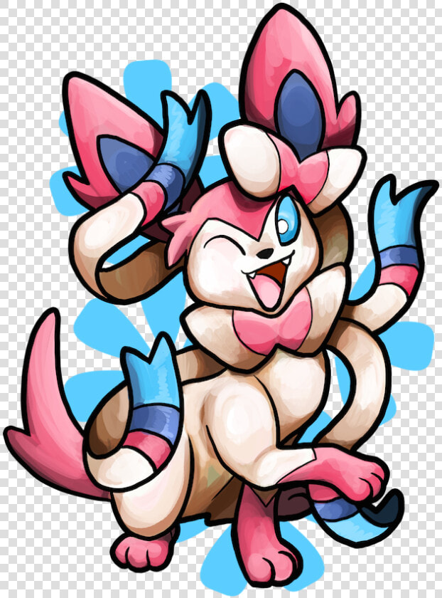 Sylveon   Cartoon  HD Png DownloadTransparent PNG