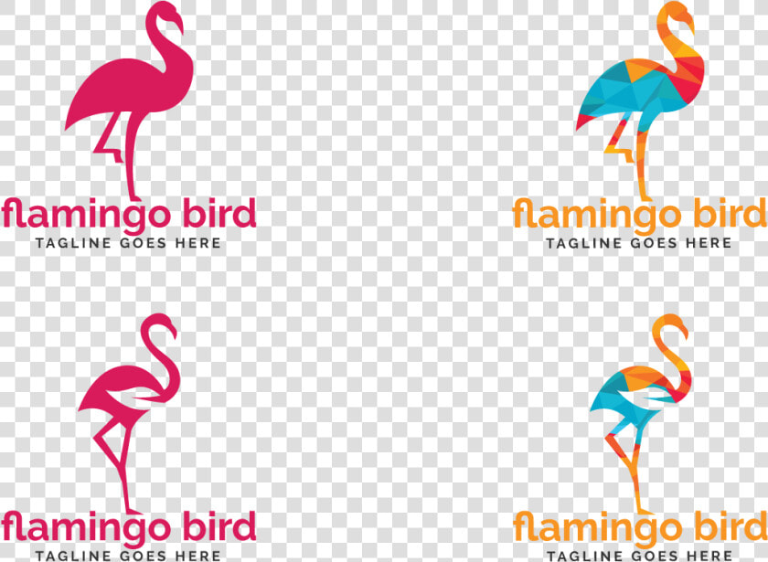 Flamingo Bird Logo Design   Greater Flamingo  HD Png DownloadTransparent PNG