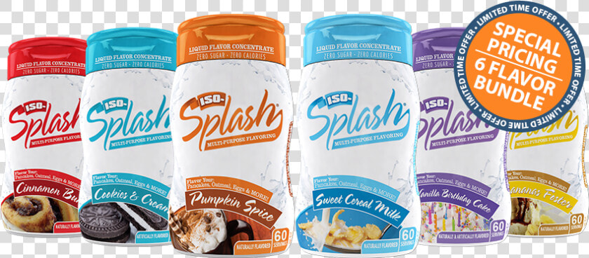 Milk Splash Flavors   Convenience Food  HD Png DownloadTransparent PNG