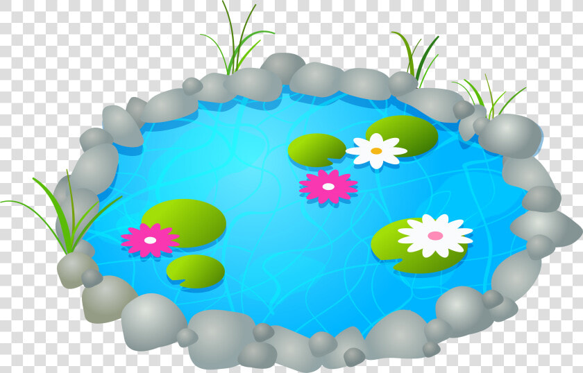 Garden Pond Png Best   Pond Clipart  Transparent PngTransparent PNG