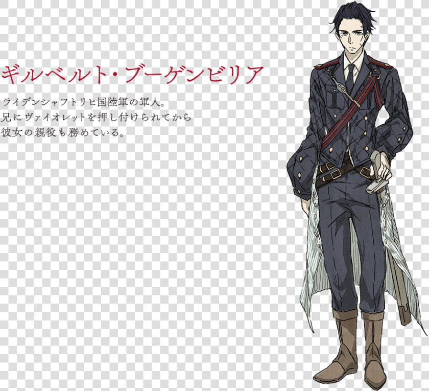 Major Gilbert Violet Evergarden  HD Png DownloadTransparent PNG