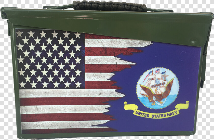 Dual Us Navy Flag Custom Ammo Can   Black And White Grunge American Flag  HD Png DownloadTransparent PNG