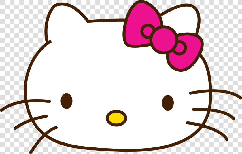 Hello Kitty Happy Face   Png Download   Transparent Hello Kitty Head Png  Png DownloadTransparent PNG