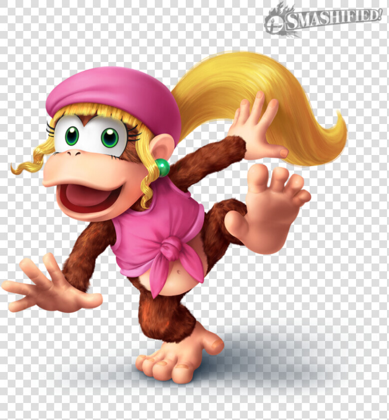 Dixie Kong Smash Bros  HD Png DownloadTransparent PNG