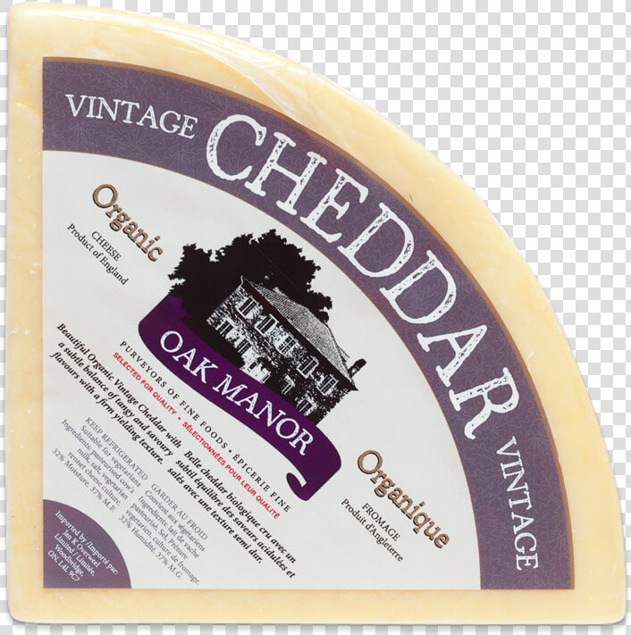 Packaging For Oak Manor Organic Vintage Cheddar   Domaine De Canton  HD Png DownloadTransparent PNG