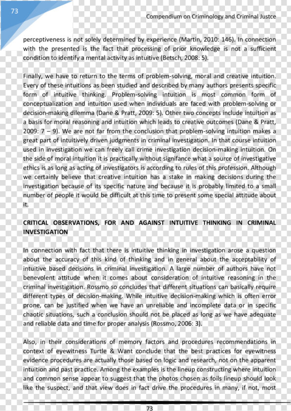 73 Compendium On Criminology And Criminal Justce Perceptiveness   Criminology  HD Png DownloadTransparent PNG