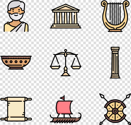 Ancient Greece   Grecia Icon Png  Transparent PngTransparent PNG