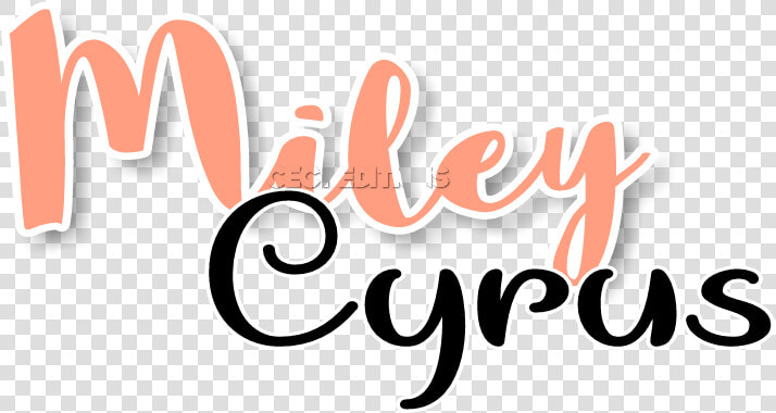  mileycyrus  png  texto   Calligraphy  Transparent PngTransparent PNG