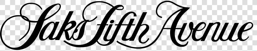 Saks Fifth Avenue  HD Png DownloadTransparent PNG