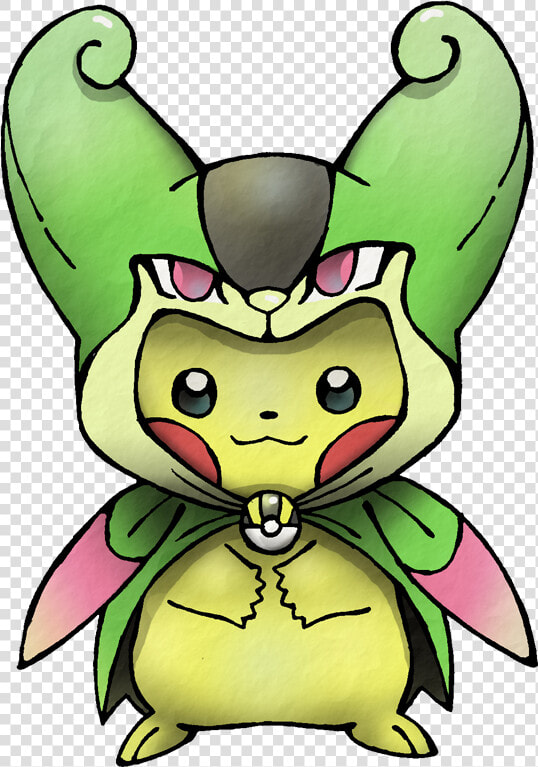 Virizion Cape Pikachu   Cartoon  HD Png DownloadTransparent PNG