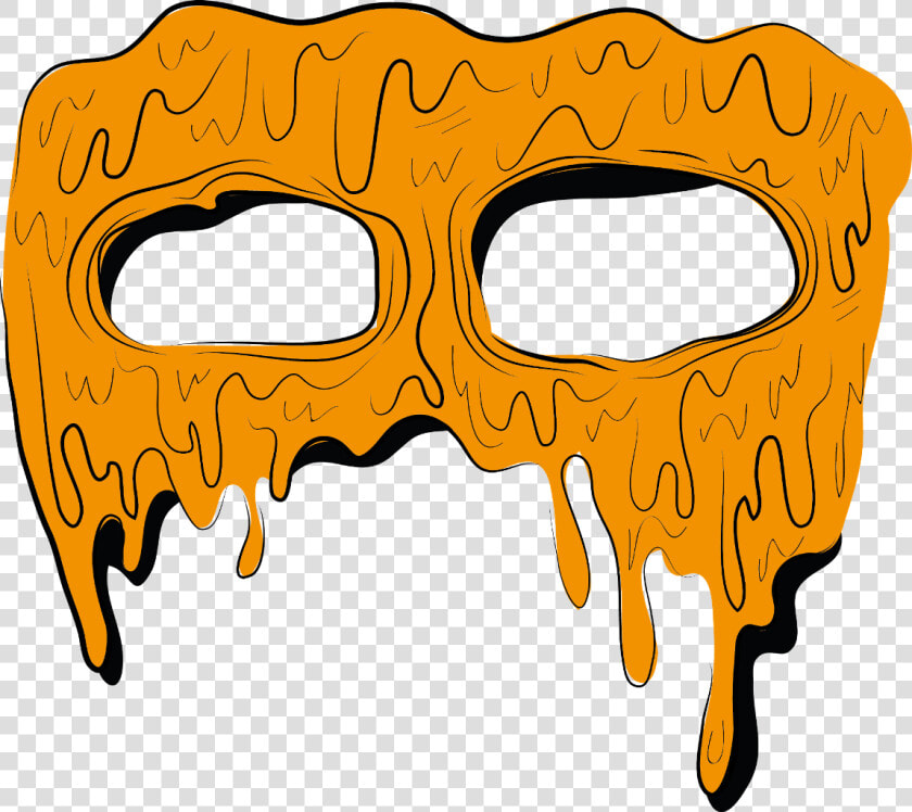 Mascara Grimeart Grime Grimeface Eyes Orange Anaranjado   Eye Grime Art Sticker  HD Png DownloadTransparent PNG