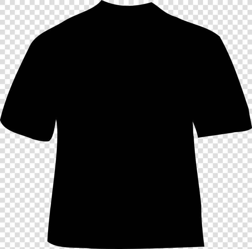 Black T shirt   T Shirt Schwarz Clipart  HD Png DownloadTransparent PNG