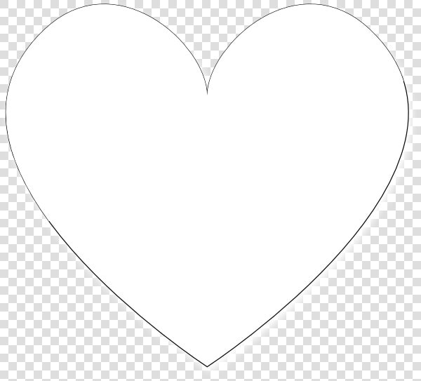 Heart Svg Clip Arts   Heart Outline Clipart Black And White  HD Png DownloadTransparent PNG