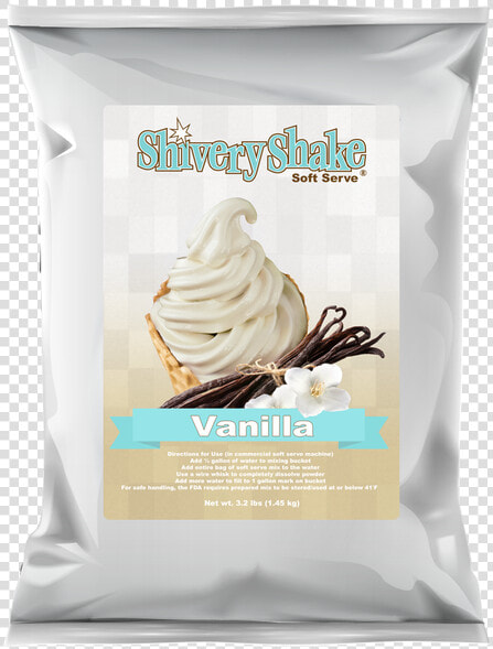 Shivery Shake Vanilla Soft Serve Mix   Milkshake  HD Png DownloadTransparent PNG