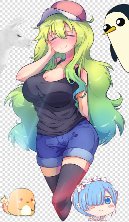  oppai lucoa  dragon   Dragon Maid Lucoa Fanart  HD Png DownloadTransparent PNG