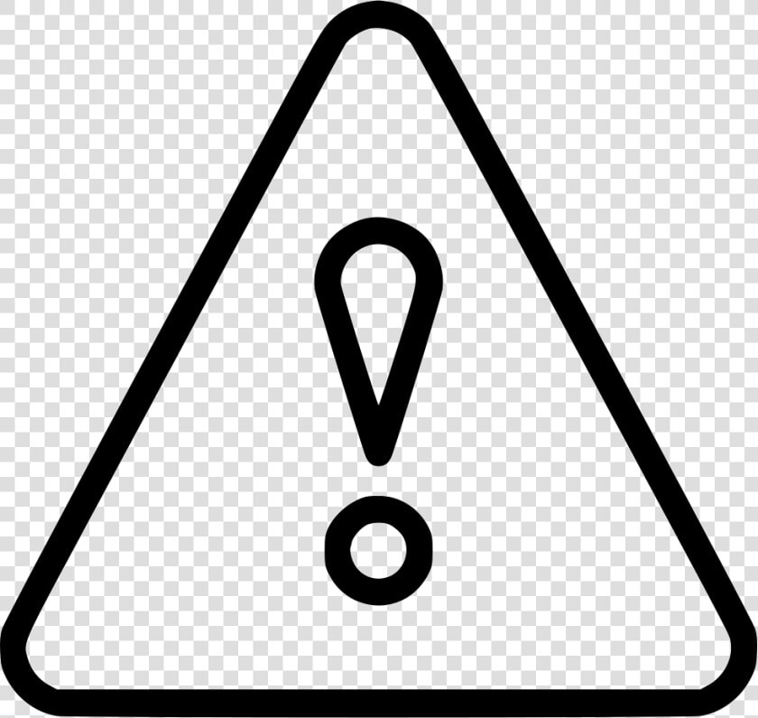 Exclamation Attention Warning Triangle Button Sign   Warning Triangle Icon Vector  HD Png DownloadTransparent PNG