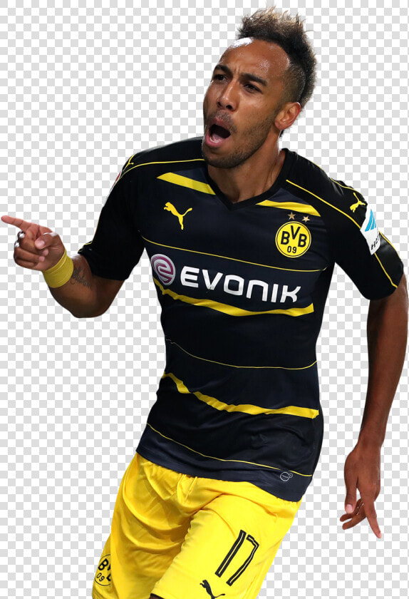 Pierre emerick Aubameyang render   Aubameyang Borussia Png  Transparent PngTransparent PNG